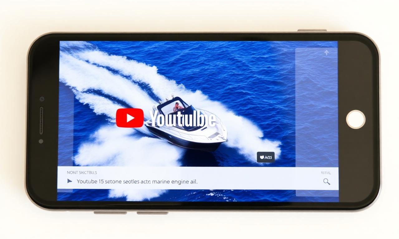 Non-Skippable In-Stream Ads example: Mobile YouTube — marine engine oil 15s