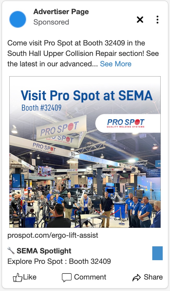 Pro Spot – LinkedIn Sponsored Post